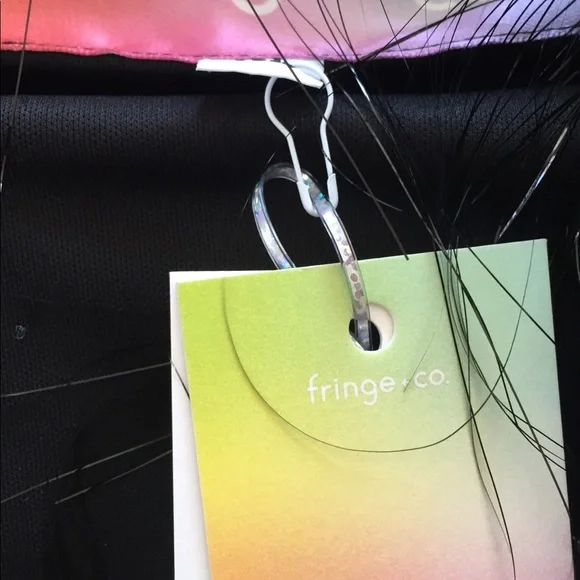 Fringe +Co Black And White Tinsel Jacket - Picture 10 of 12